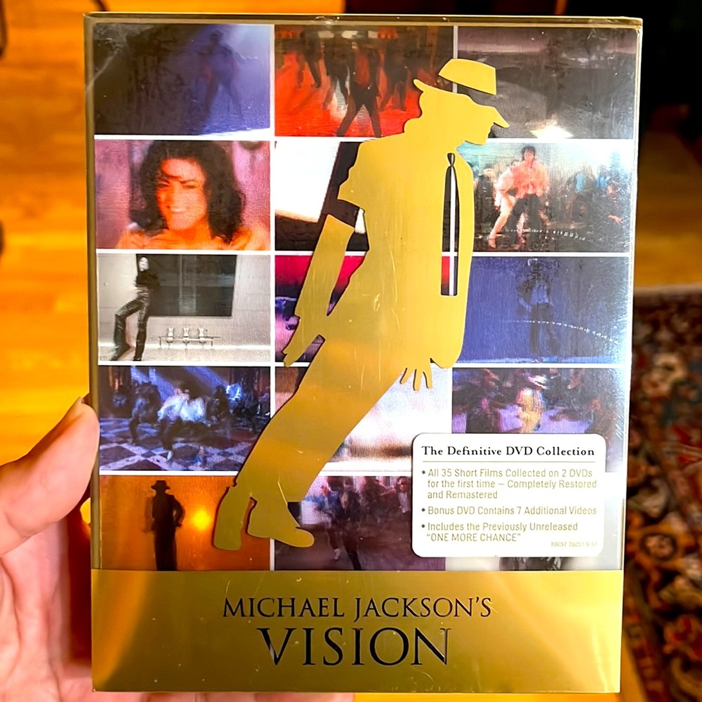 Michael Jackson’s Vision - The Definitive DVD Collection.  Wrapped never opened